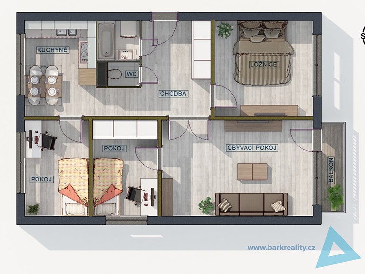 Prodej bytu 4+1, 77 m² (6 z 20)