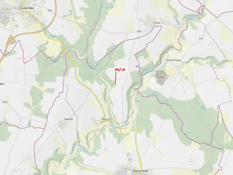 Dražba louky 212 m², Žižkovo Pole – náhled fotky 1