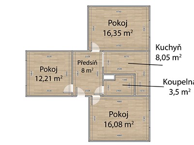 Квартира 3+1 на продаж, 66 м² (3 з 18)