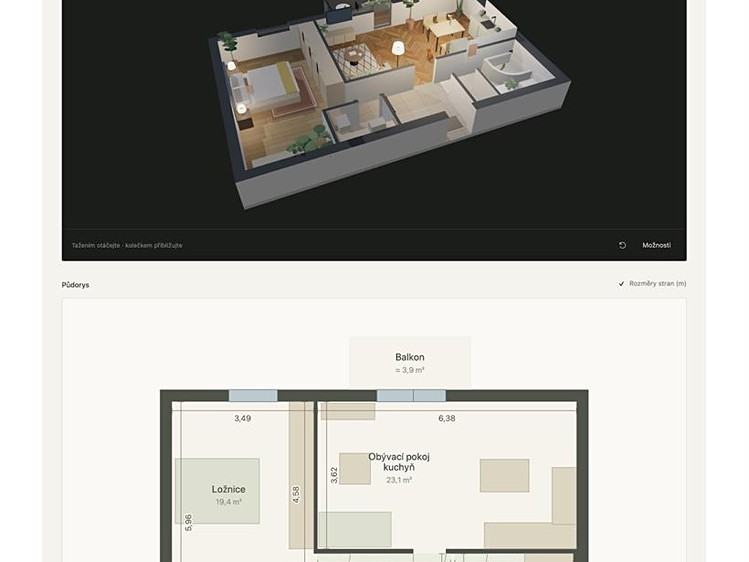 Квартира 2+kk на продаж, 57 м² (17 з 17)