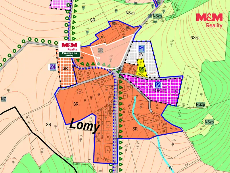 Prodej stavebního pozemku 5981 m², Osečnice – náhled fotky 2