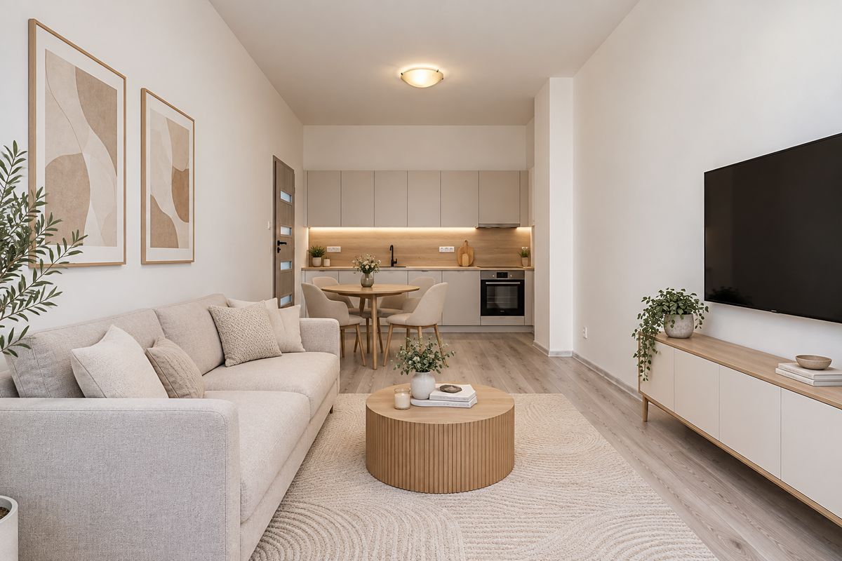 Prodej bytu 2+kk 52 m², Milovice – fotka 1 z 3