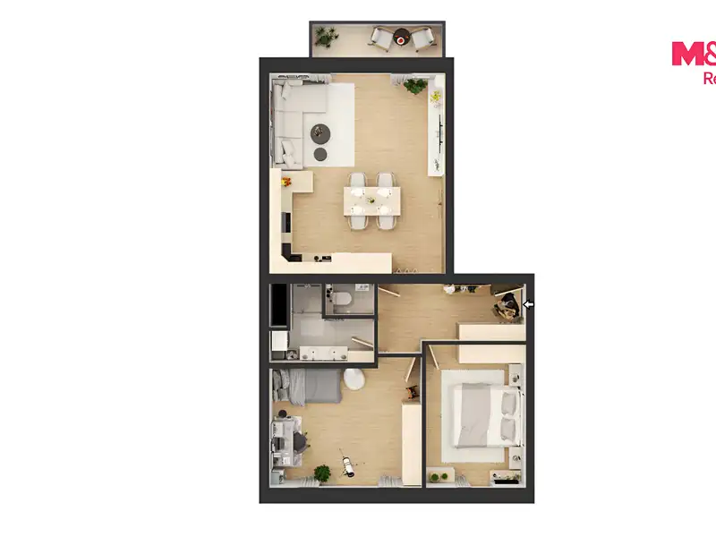Prodej bytu 3+kk 75 m², Čestice – náhled fotky 3