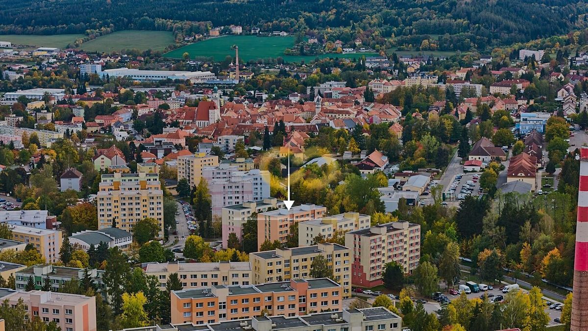 Prodej bytu 1+kk 20 m², Prachatice – fotka 1 z 3