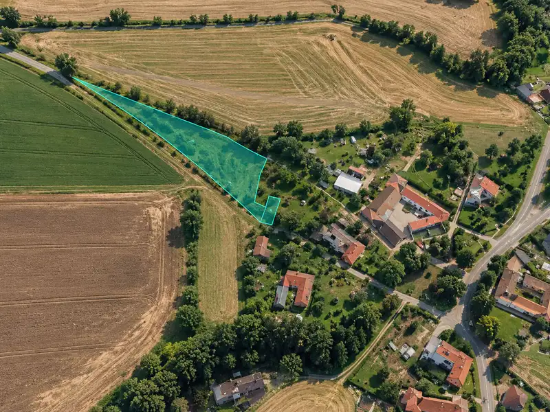 Prodej stavebního pozemku 2605 m², Vísky – náhled fotky 3