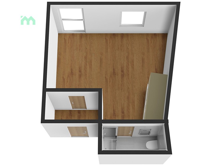 Wohnung 1+kk zur Miete, 29 m² (2 von 33)