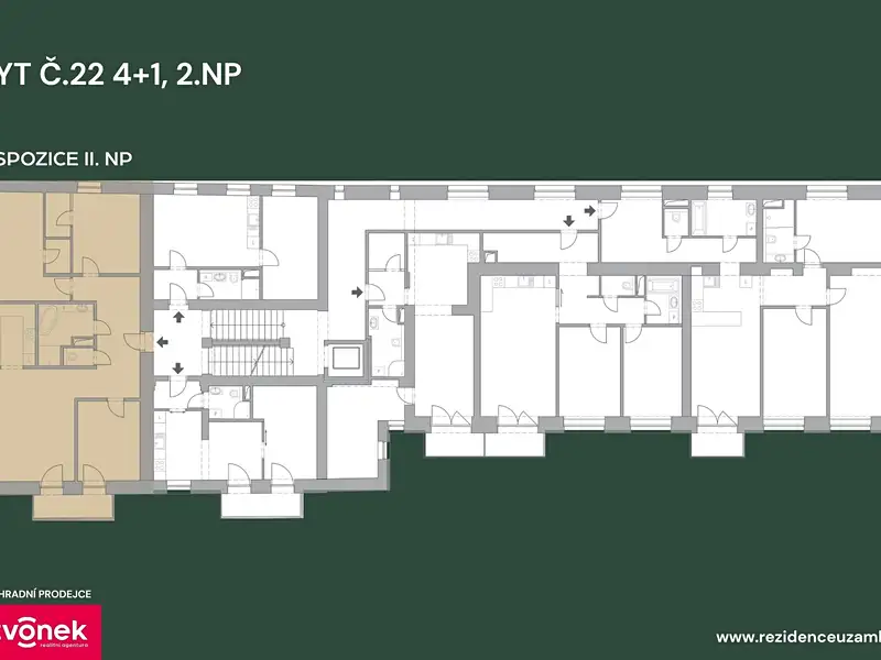 Prodej bytu 4+1 104 m², Vsetín – náhled fotky 3