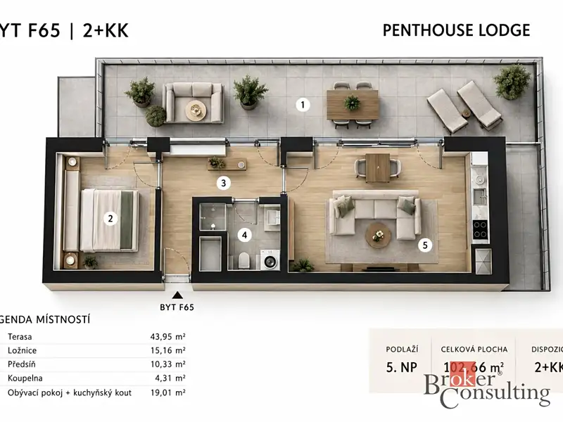 Prodej bytu 2+kk 103 m², Plzeň – náhled fotky 3