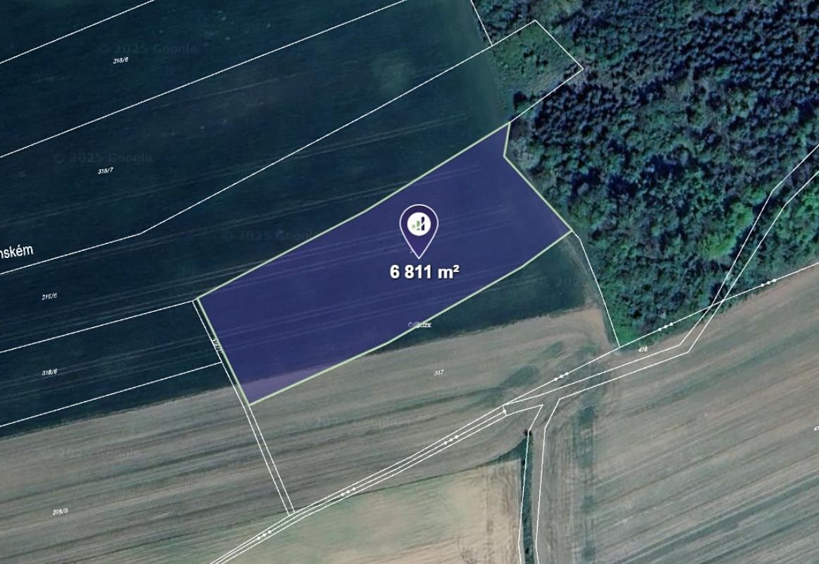 Prodej pole 6811 m², Hřebečníky – fotka 1 z 3