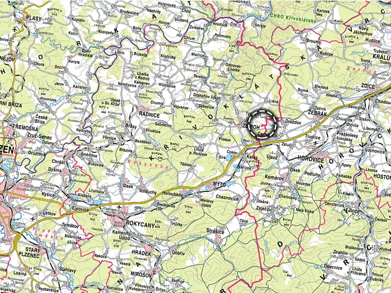 Prodej pole 18234 m², Zbiroh – náhled fotky 3