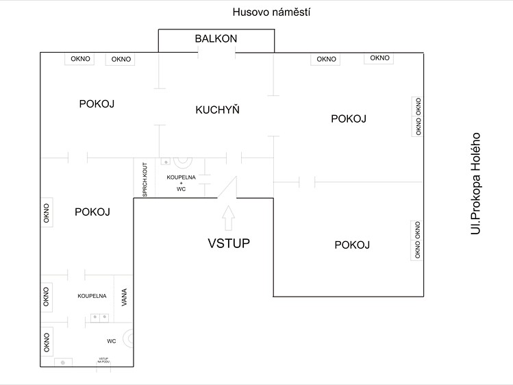Pronájem bytu 4+1, 156 m² (4 z 15)