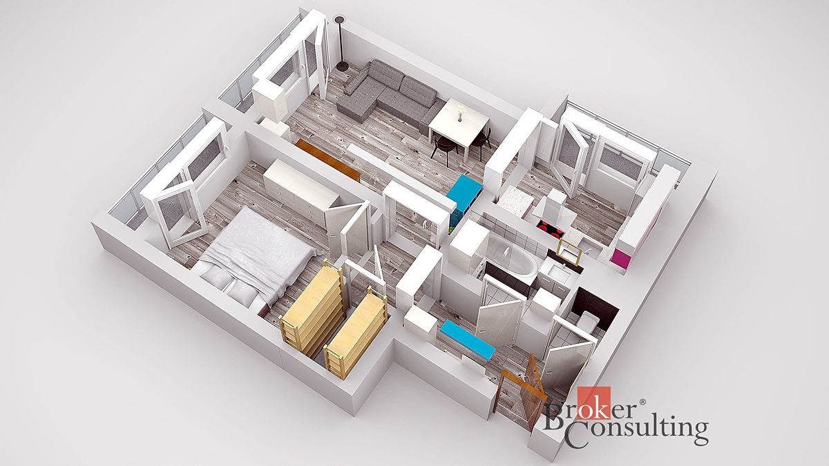 Prodej bytu 2+1 53 m² – fotografie 3