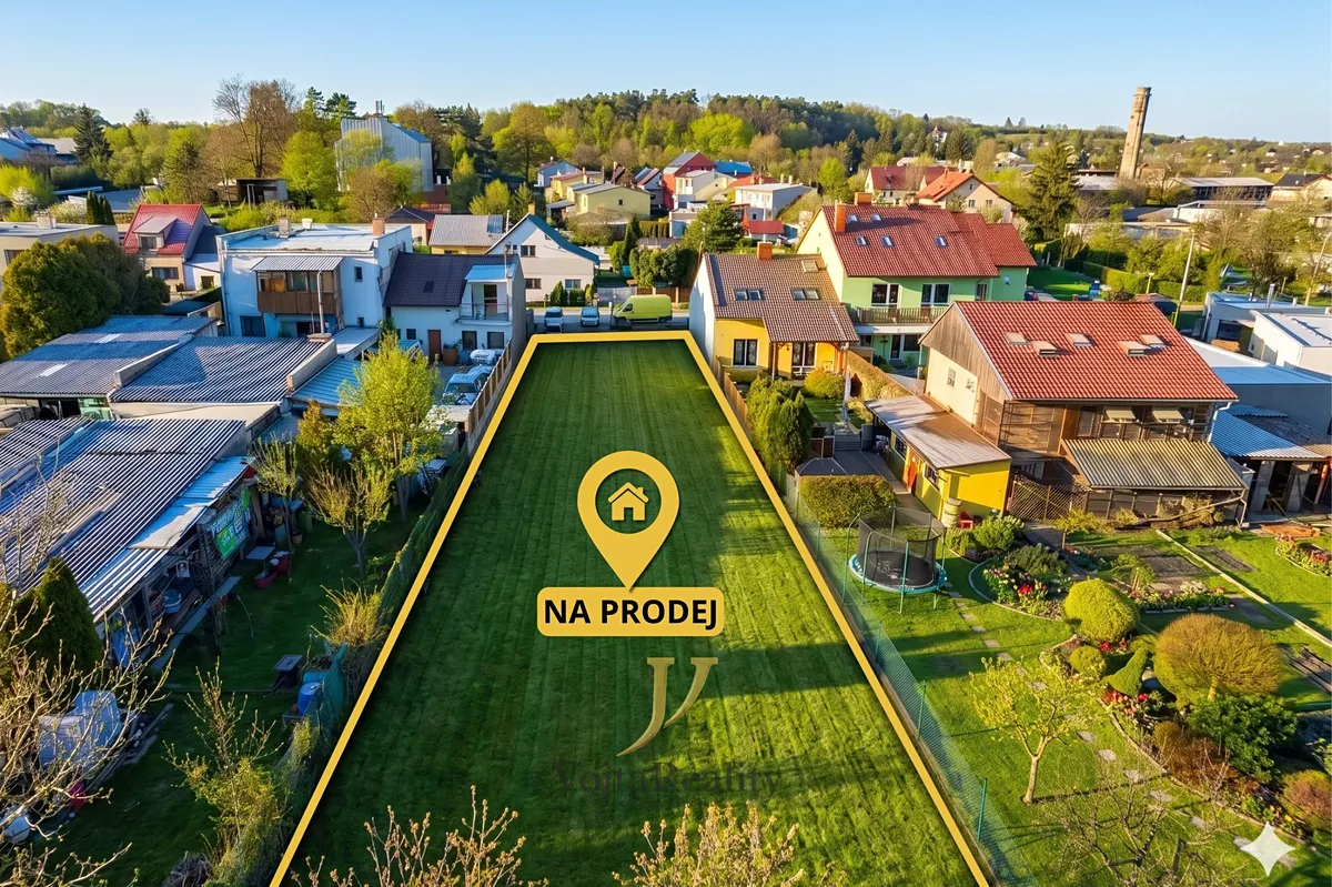 Prodej stavebního pozemku 1172 m²