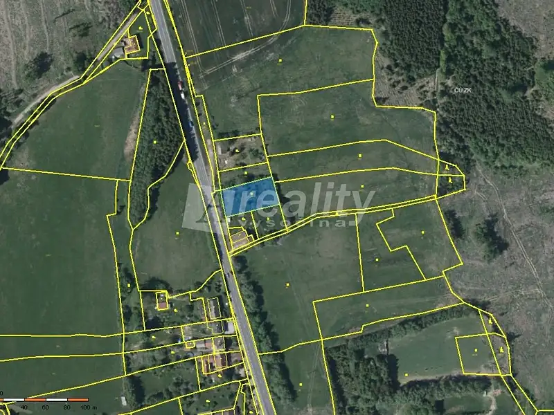 Prodej stavebního pozemku 1268 m², Zašovice – náhled fotky 1