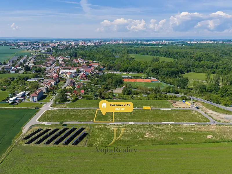 Prodej stavebního pozemku 861 m², Přerov – náhled fotky 2