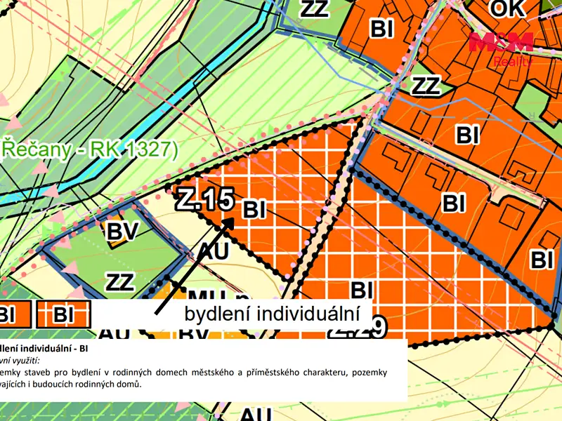 Prodej stavebního pozemku 978 m², Zdechovice – náhled fotky 3