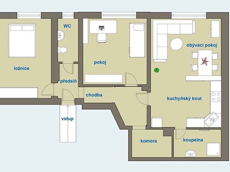 Квартира 3+kk на продаж, 80 м² (11 з 12)