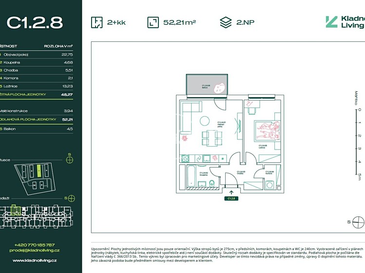 Wohnung 2+kk zum Kauf, 48 m² (14 von 14)
