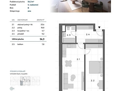Prodej bytu 3+kk, 78 m² (2 z 18)