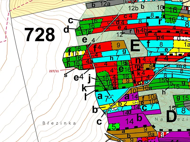 Dražba lesa 883 m², Břežany – náhled fotky 3