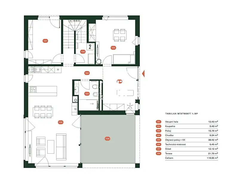 Prodej rodinného domu 201 m², pozemek 850 m², Praha – náhled fotky 2