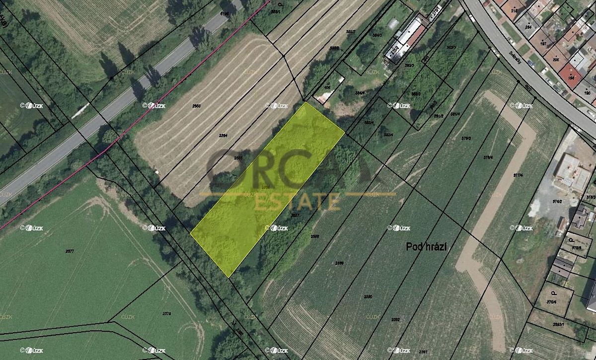 Prodej pole 2669 m², Čelechovice na Hané – fotka 1 z 3