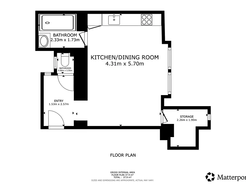 Pronájem bytu 1+kk 38 m², Praha – náhled fotky 3