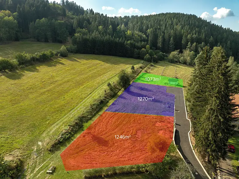 Prodej stavebního pozemku 1236 m², Teplička – náhled fotky 1