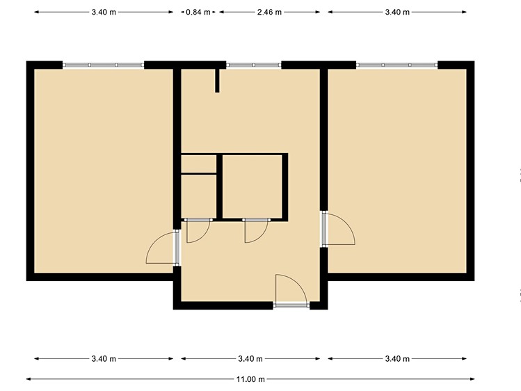 Pronájem bytu 2+1, 55 m² (33 z 34)
