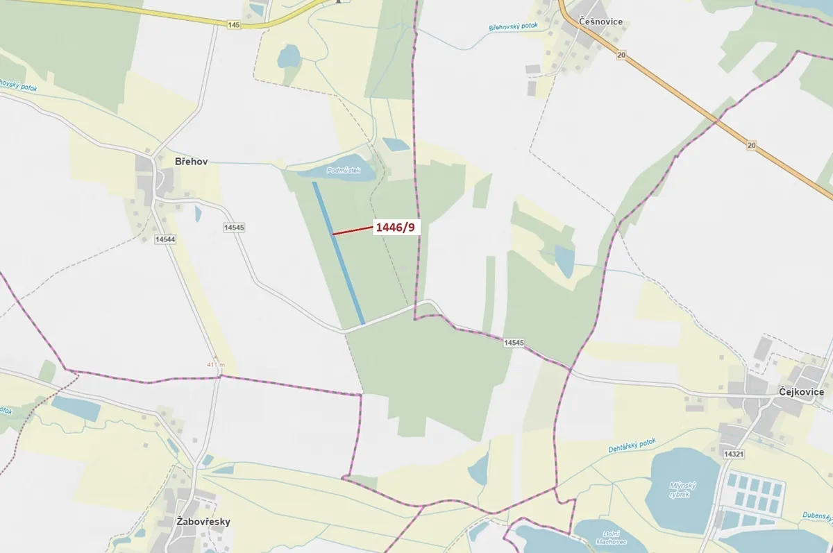 Dražba lesa 19879 m²