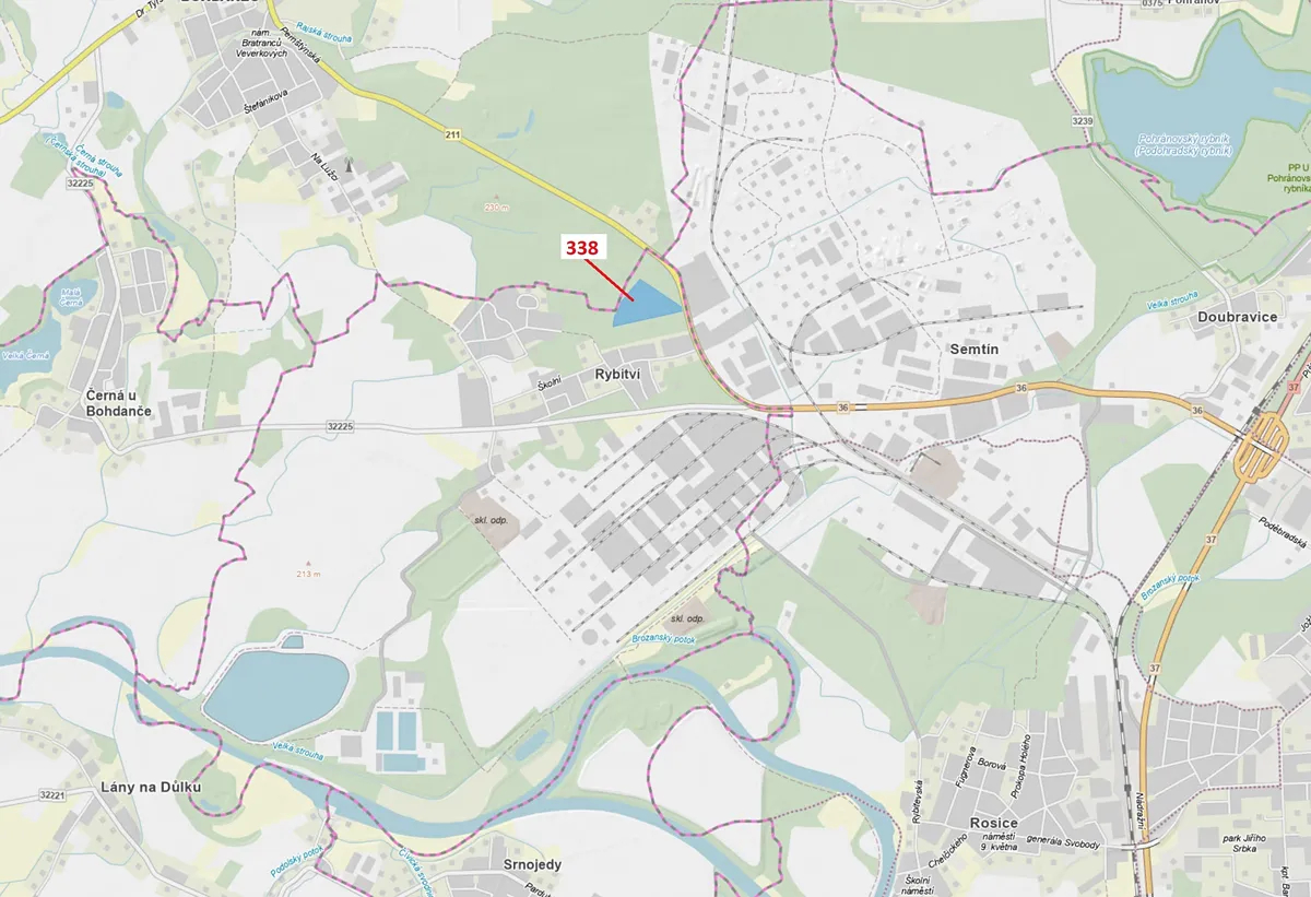 Dražba lesa 37060 m²