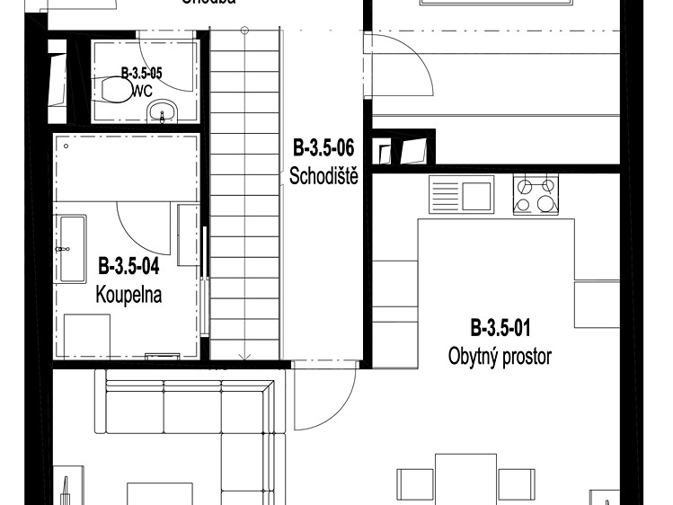 Квартира 4+kk в оренду, 108 м² (14 з 15)
