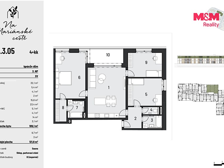 Prodej bytu 4+kk, 109 m² (3 z 30)