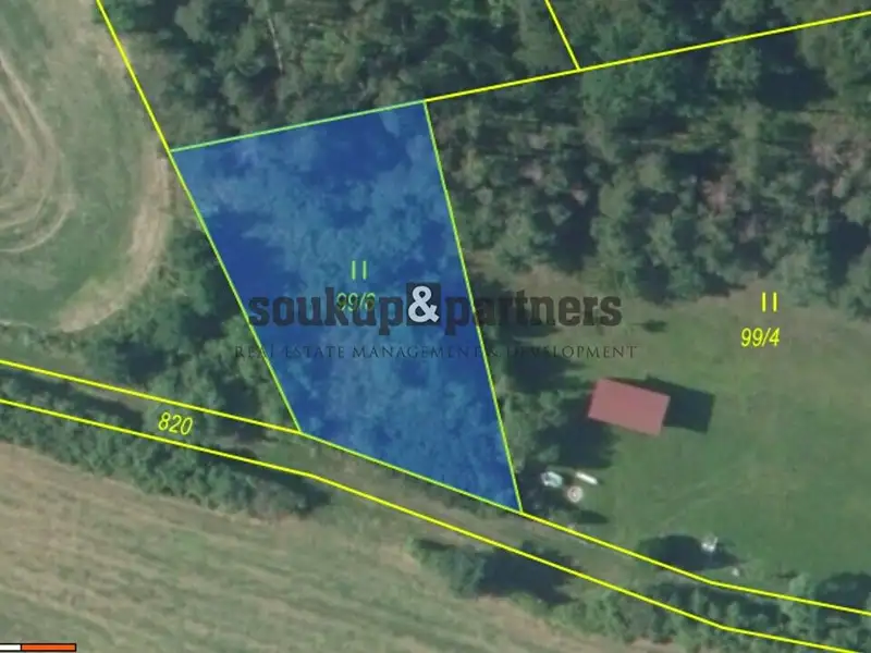 Prodej louky 669 m², Slapy – náhled fotky 2