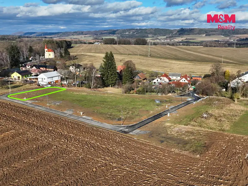Prodej stavebního pozemku 738 m², Nová Ves u Chotěboře – náhled fotky 3