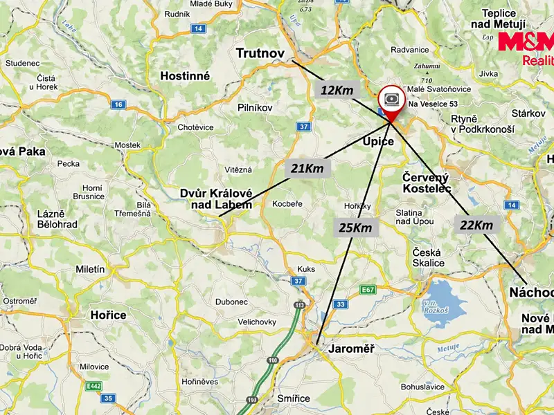 Prodej lesa 3640 m², Úpice – náhled fotky 3