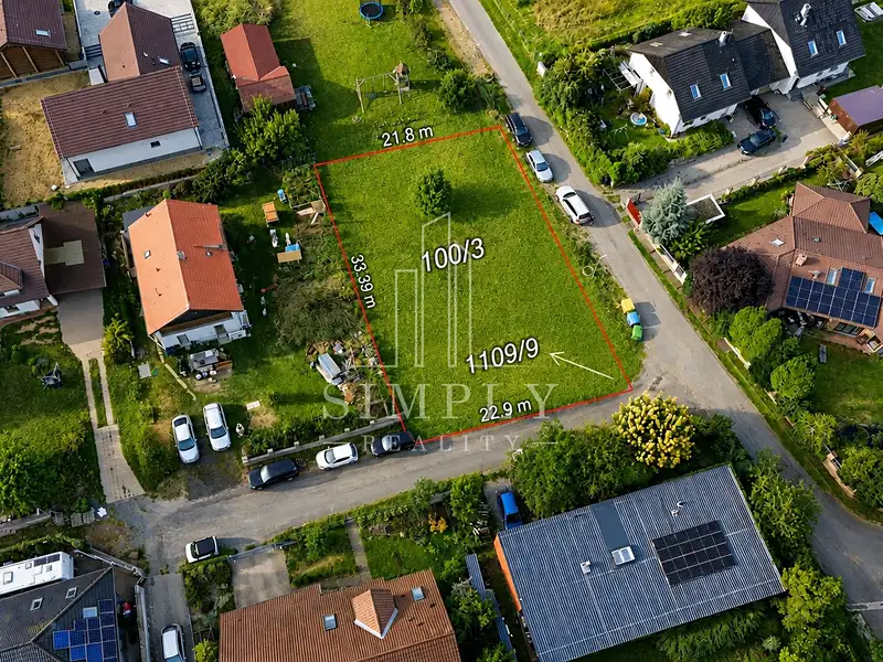 Prodej stavebního pozemku 810 m², Tehov – náhled fotky 2