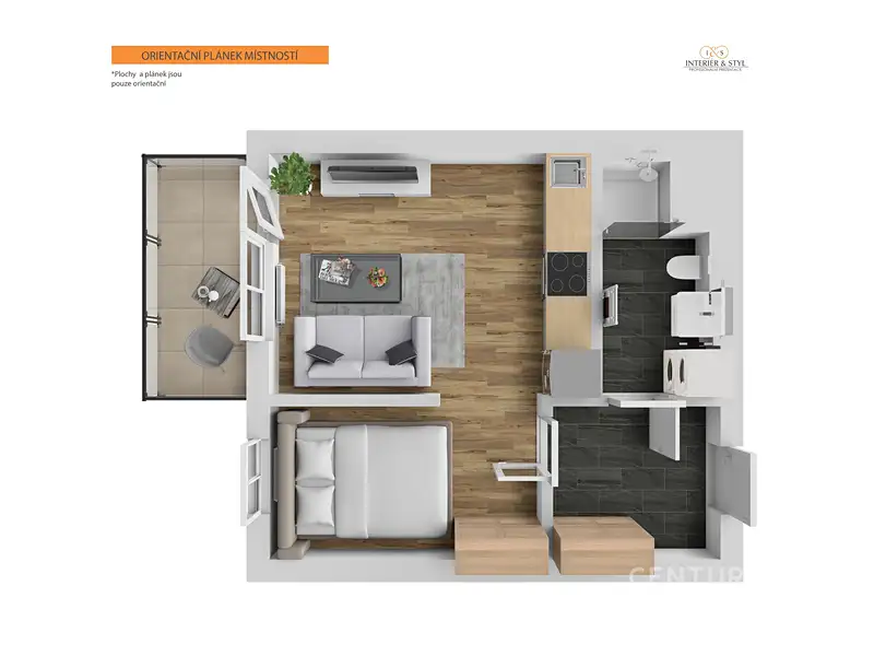 Prodej bytu 1+kk 33 m², Praha – náhled fotky 2