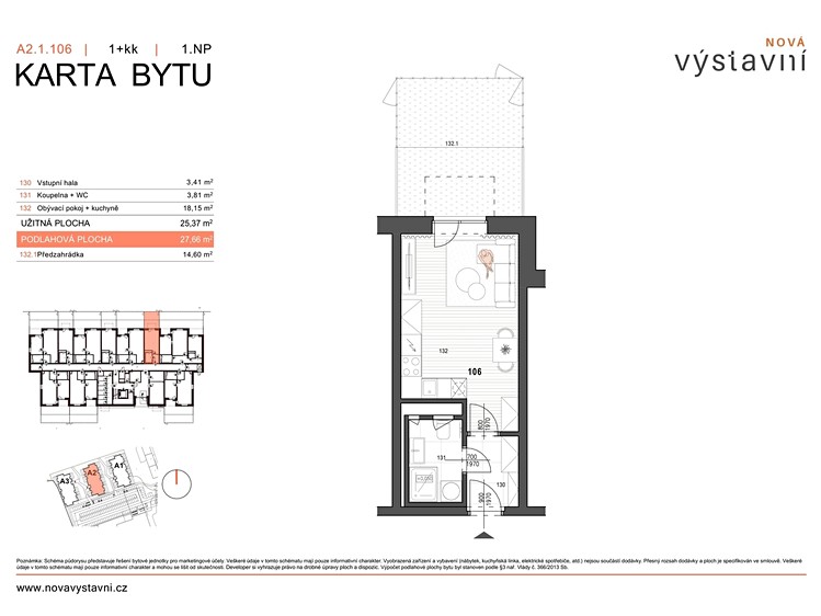 Prodej bytu 1+kk, 27 m² (11 z 18)