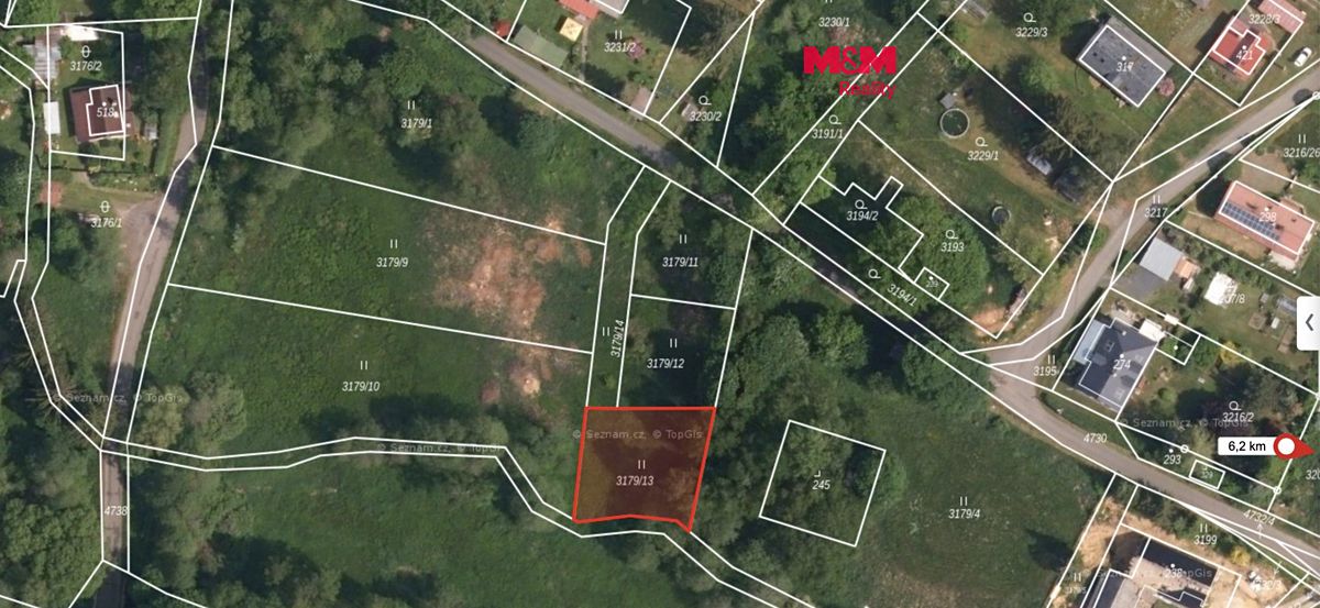 Prodej stavebního pozemku 498 m², Stará Voda – fotka 1 z 3