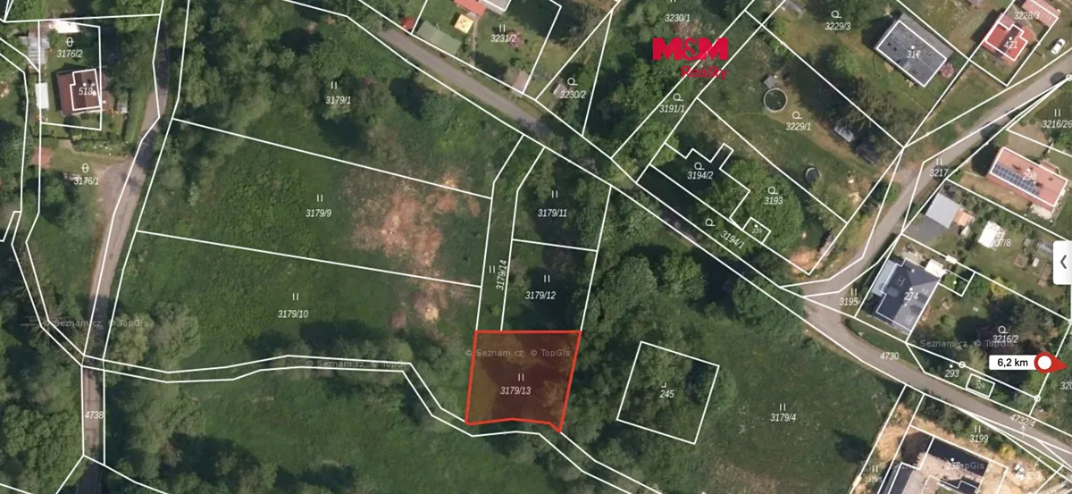 Prodej stavebního pozemku 498 m²