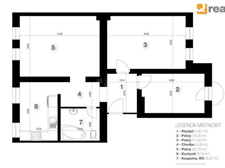 Квартира 3+1 на продаж, 79 м² (19 з 19)