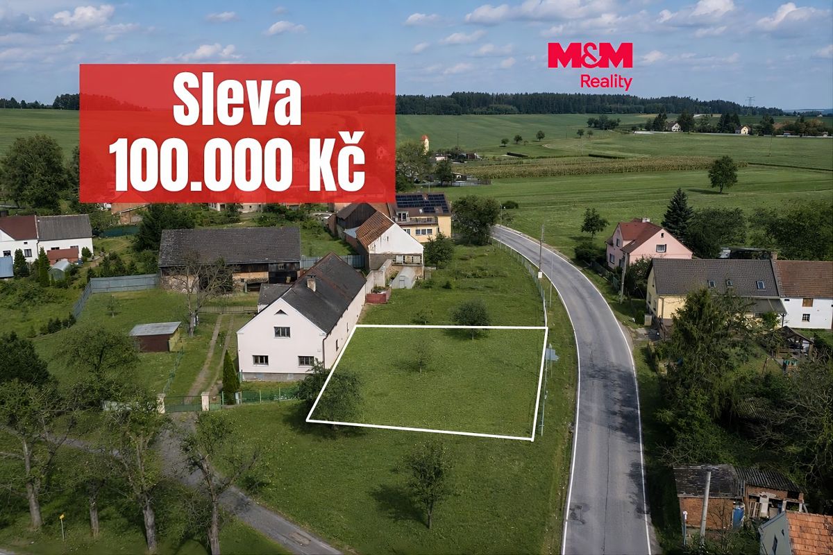 Prodej stavebního pozemku 617 m², Horní Kozolupy – fotka 1 z 3