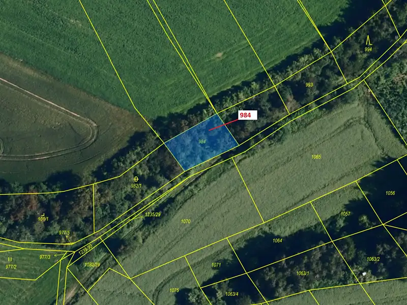Dražba pozemku 417 m², Březí nad Oslavou – náhled fotky 2