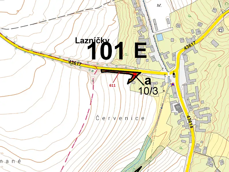 Dražba lesa 673 m², Lazníčky – náhled fotky 3