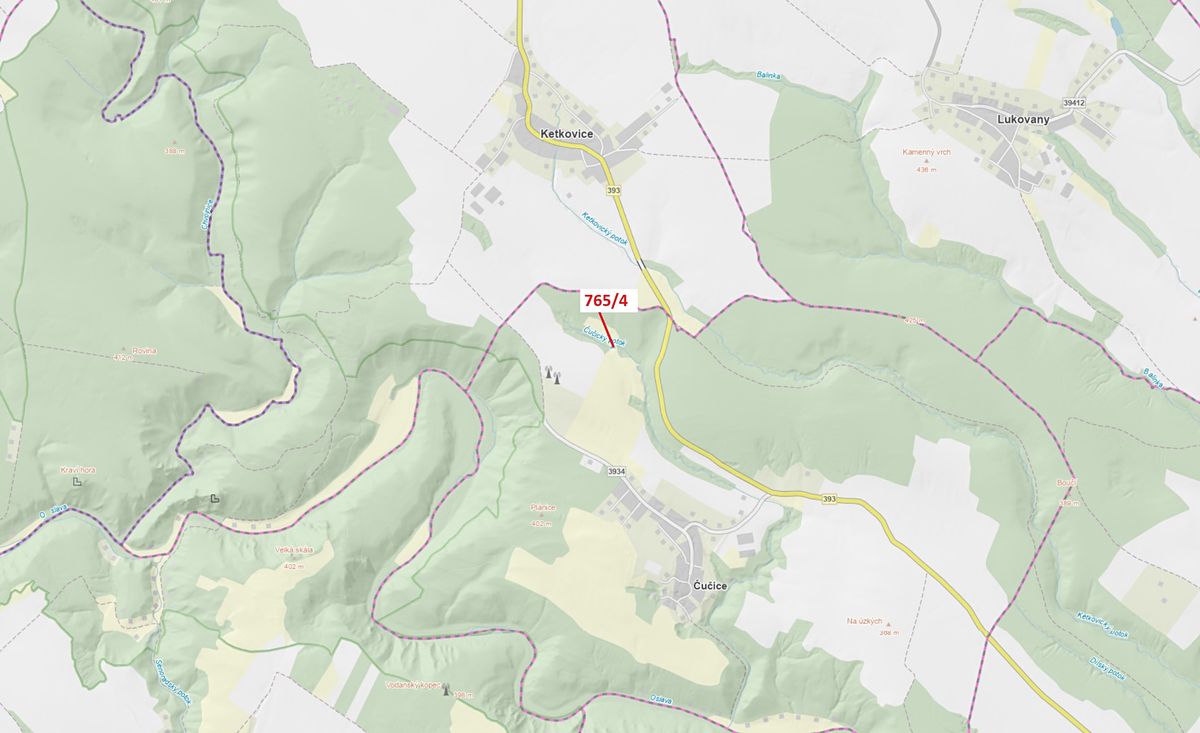 Dražba lesa 162 m², Čučice – fotka 1 z 3