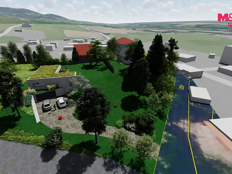 Prodej stavebního pozemku 1500 m², Bystřice – náhled fotky 2