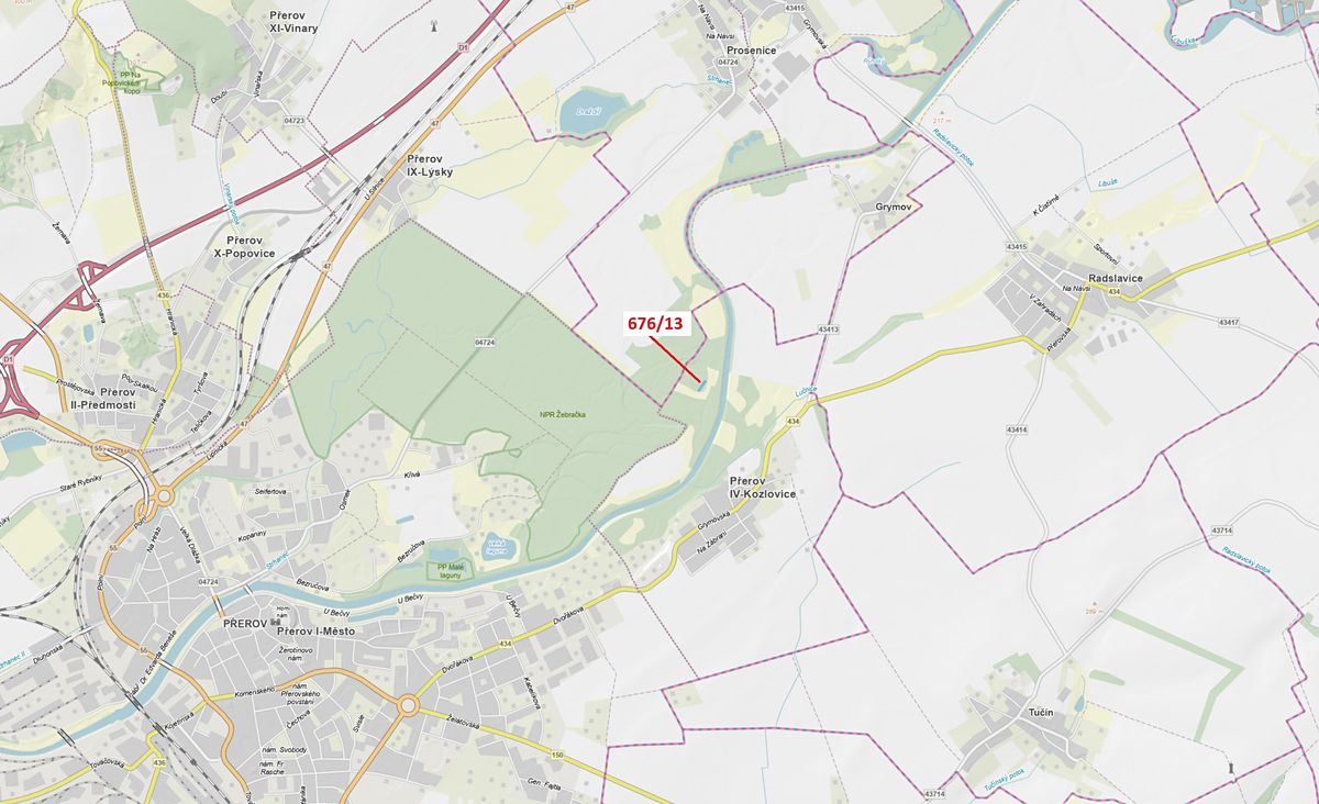 Dražba lesa 1000 m², Přerov – fotka 1 z 3
