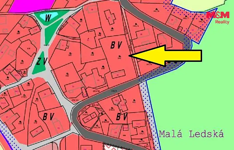 Prodej stavebního pozemku 1540 m², Hřibiny-Ledská – náhled fotky 2