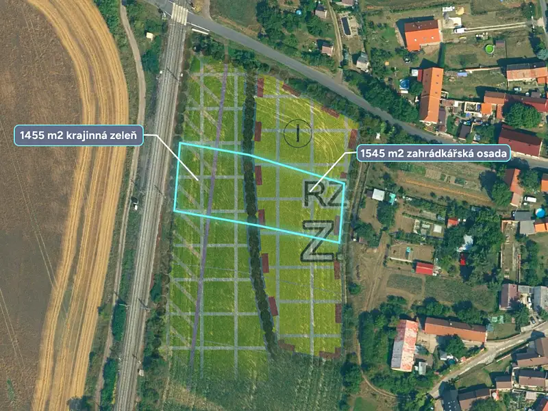 Prodej zahrady 3000 m², Štětí – náhled fotky 2